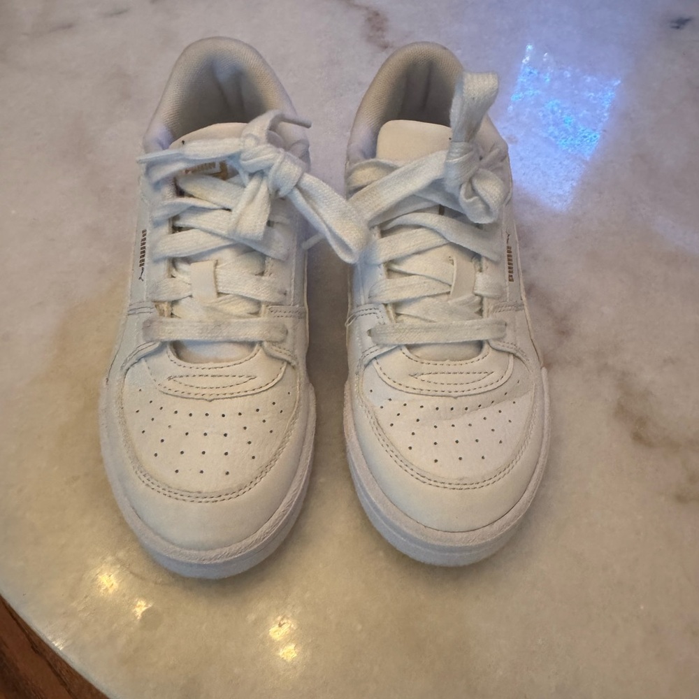 Puma Girl’s White Sneakers size 3.5